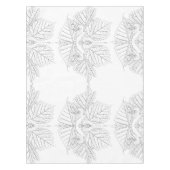 Basswood-Blätter Tischdecke (Vorderseite)