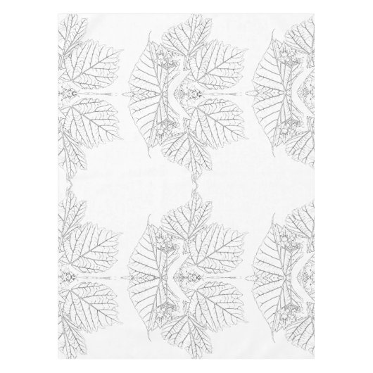 Basswood-Blätter Tischdecke (Vorderseite)