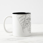 Basswood-Blätter Zweifarbige Tasse (Links)