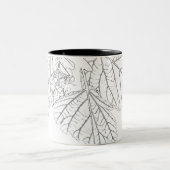 Basswood-Blätter Zweifarbige Tasse (Mittel)