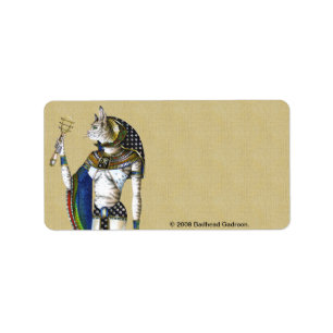 Bast-Adressetikett Adressaufkleber