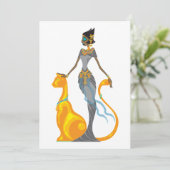 Bast-Einladungen Einladung (Stehend Vorderseite)