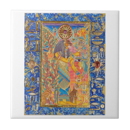 Bast Fliese (Vorderseite)