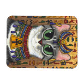 Bast Goddess Cat Egyptian Bastet Art Magnet (Horizontal)