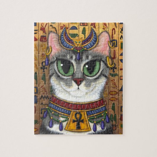 Bast-Göttin-Katzen-Ägypter Bastet Puzzle (Vertikal)
