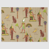 Bast, Osiris und Thoth Seidenpapier (Vorderseite)