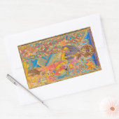 Bast Rechteckiger Aufkleber (Umschlag)