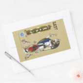 Bast-Rectangle-Aufkleber Rechteckiger Aufkleber (Umschlag)