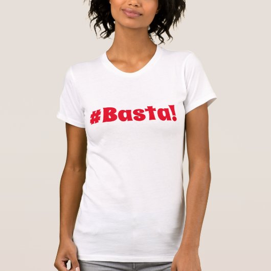 #Basta Hashtag T-Shirt (Vorderseite)