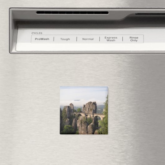 Bastei Bridge in Sachsen Schweiz Magnet (In Situ (Geschirrspüler))