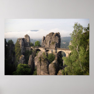 Bastei Bridge in Sachsen Schweiz Poster