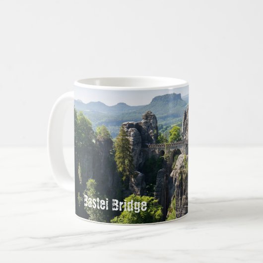 Bastei Bridge Kaffeetasse (Vorderseite Links)