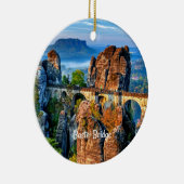 Bastei Bridge, Sachsen, Schweiz Keramik Ornament (Rechts)