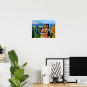 Bastei Bridge, Sachsen, Schweiz Poster (Heimbüro)