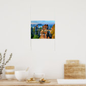 Bastei Bridge, Sachsen, Schweiz Poster (Küche)