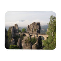 Bastei-Brücke in Deutschland rechteckiger Magnet