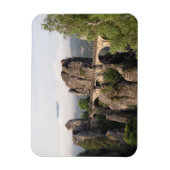 Bastei-Brücke in Deutschland rechteckiger Magnet (Vertikal)