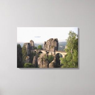 Bastei Brücke in sächsischer die Schweiz-Leinwan Leinwanddruck