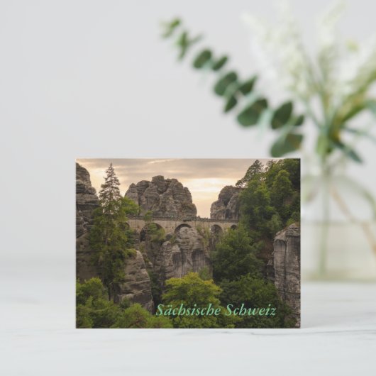 Bastei Brücke Postkarte (Stehend Vorderseite)