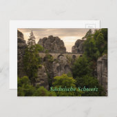 Bastei Brücke Postkarte (Vorne/Hinten)