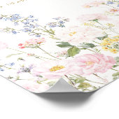 Bastel Dein Eigenes Blumenbouquet Bar Shower Gesch Poster (Ecke)