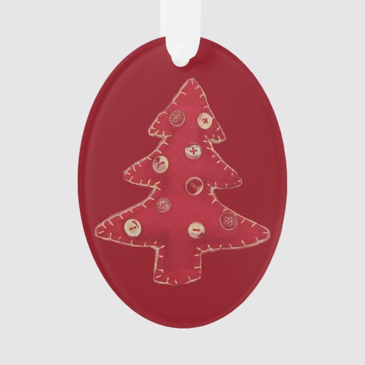 Bastel-Weihnachtsbaum Ornament (Vorderseite)