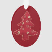 Bastel-Weihnachtsbaum Ornament (Rückseite)
