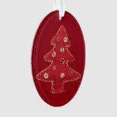 Bastel-Weihnachtsbaum Ornament (Vorderseite)