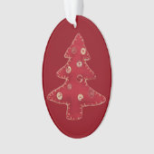 Bastel-Weihnachtsbaum Ornament (Vorderseite)