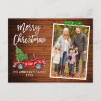 Bastelband Pinsel Schriftzug Lastwagen Holz Weihna