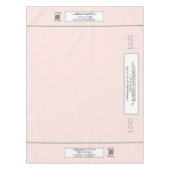 Bastelshow Blush Grün 52 x 70 QR-Code Tischdecke (Vorderseite)