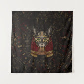 Bastet Ägypter-Göttin Wandteppich (Vorderseite)