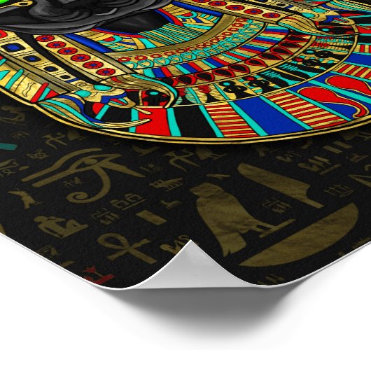 Bastet Ägyptische Göttin Poster (Ecke)