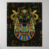 Bastet Ägyptische Göttin Poster (Vorne)