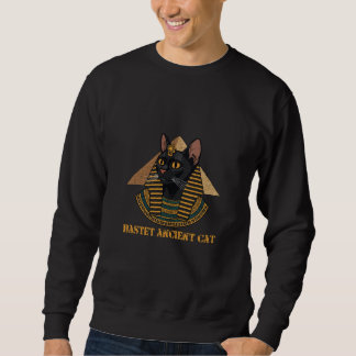 Bastet Altägyptische Katzen Göttin Vintage Kunst Sweatshirt