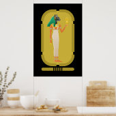 Bastet Ancient Egypt Goddess Poster (Küche)