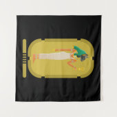 Bastet Ancient Egypt Goddess Tapestes Wandteppich (Vorderseite (Horizontal))