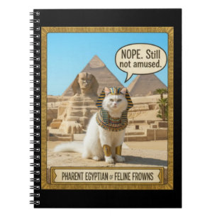 Bastet Antike ägyptische Göttin Pharao Sekhmet Notizblock