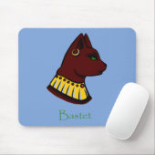 Bastet - Antike ägyptische Katzengöttin Mousepad (Mit Mouse)