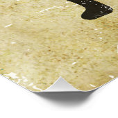 Bastet Cat Design Poster (Ecke)