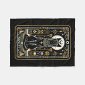 Bastet Cat Goddess Ancient Ägyptischer Mytholog Fleecedecke (Vorderseite (Horizontal))