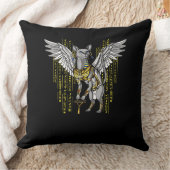 Bastet Egyptian Cat Goddess Ankh Hieroglyphs Kissen (Decke)