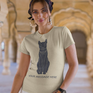 Bastet Egyptian Cat Goddess Graphic T-Shirt