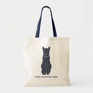 Bastet Egyptian Cat Goddess Graphic Tragetasche