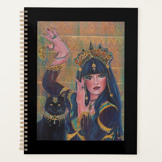 Bastet Egyptian Goddess art von Renee Lavoie Planer (Vorderseite)