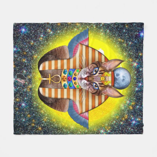 Bastet Fleece Blanket (Vorderseite (Horizontal))