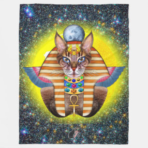 Bastet-Fleece-Decke Fleecedecke
