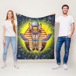 Bastet-Fleece-Decke Fleecedecke
