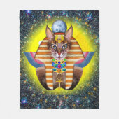 Bastet-Fleece-Decke Fleecedecke (Vorderseite)
