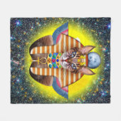 Bastet-Fleece-Decke Fleecedecke (Vorderseite (Horizontal))